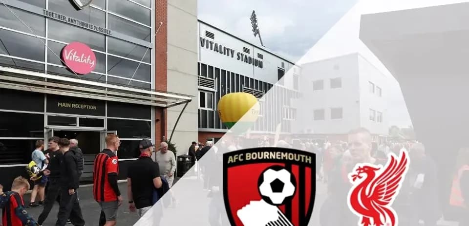 Фанаты AFC Bournemouth у стадиона Vitality Stadium