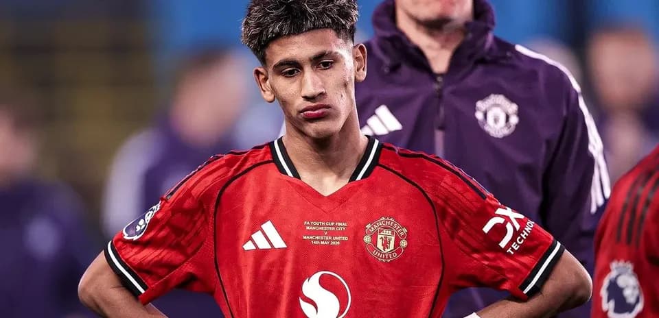 Игрок Manchester United в красной форме после матча
