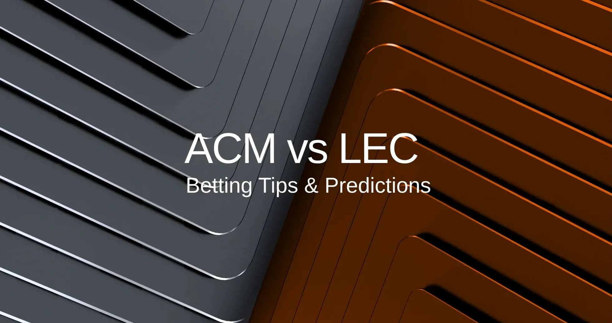Графика с текстом о ставках ACM против LEC