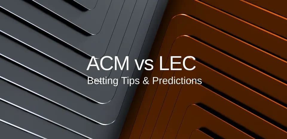 Графика с текстом о ставках ACM против LEC