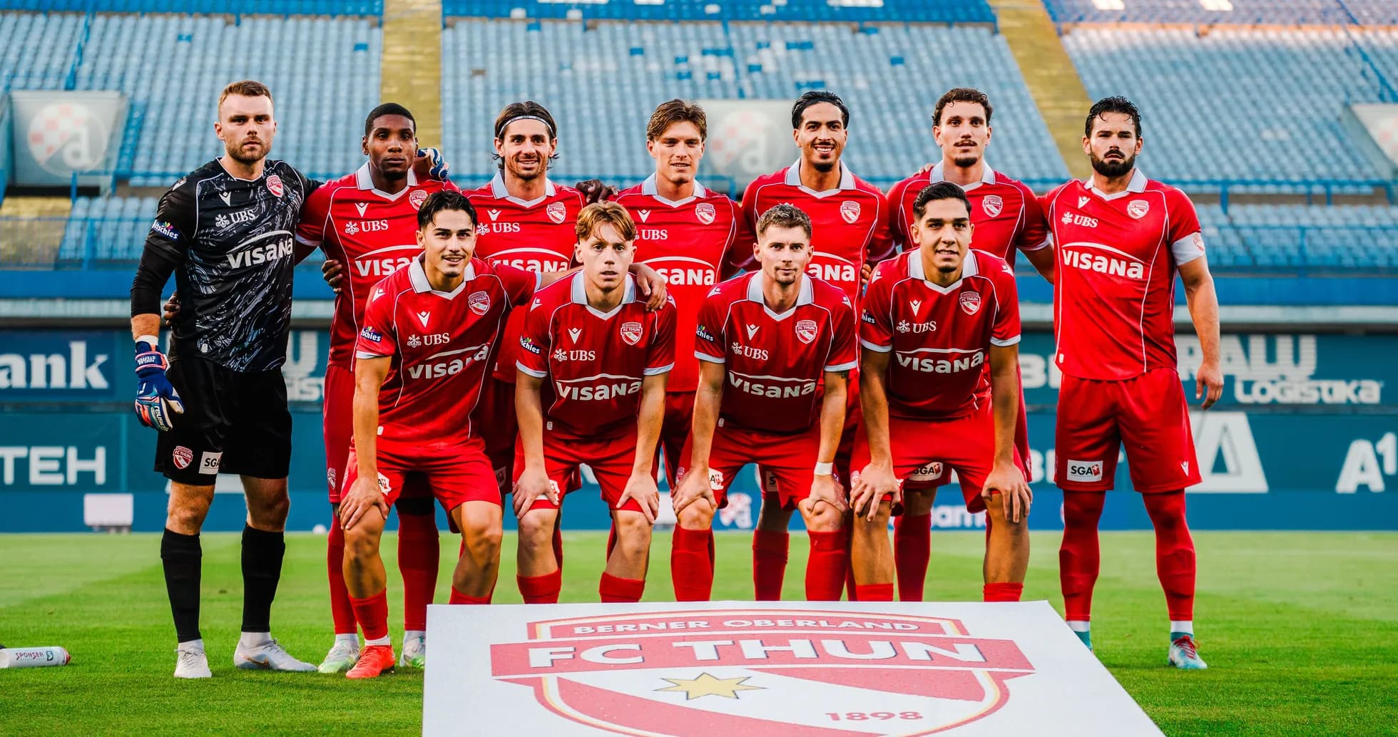 Команда FC Thun перед матчем