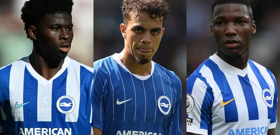 Трое игроков Brighton & Hove Albion в форме команды