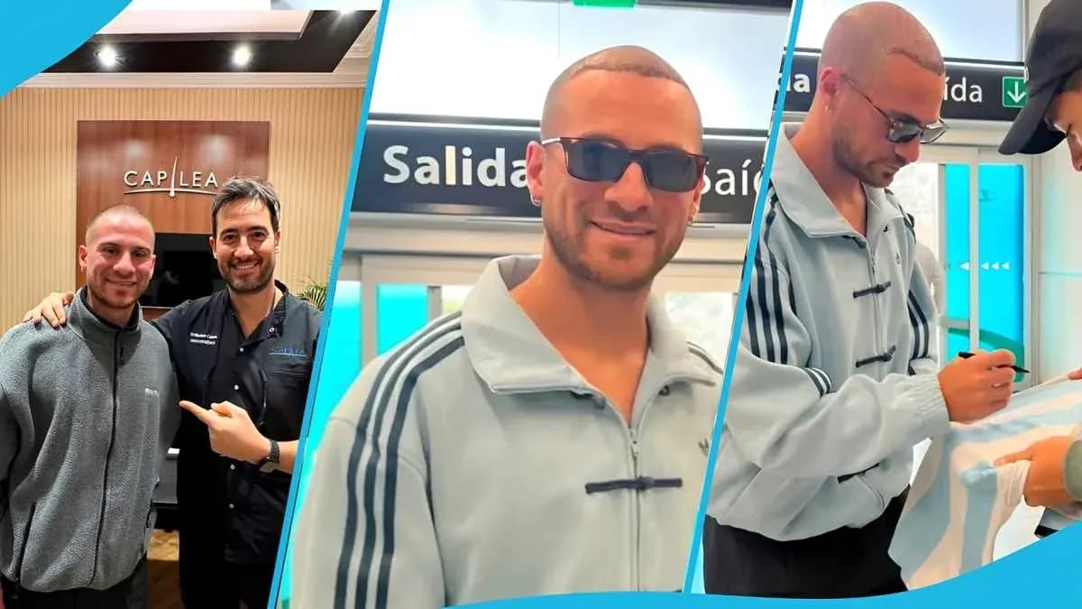 Два человека позируют в салоне Capilea