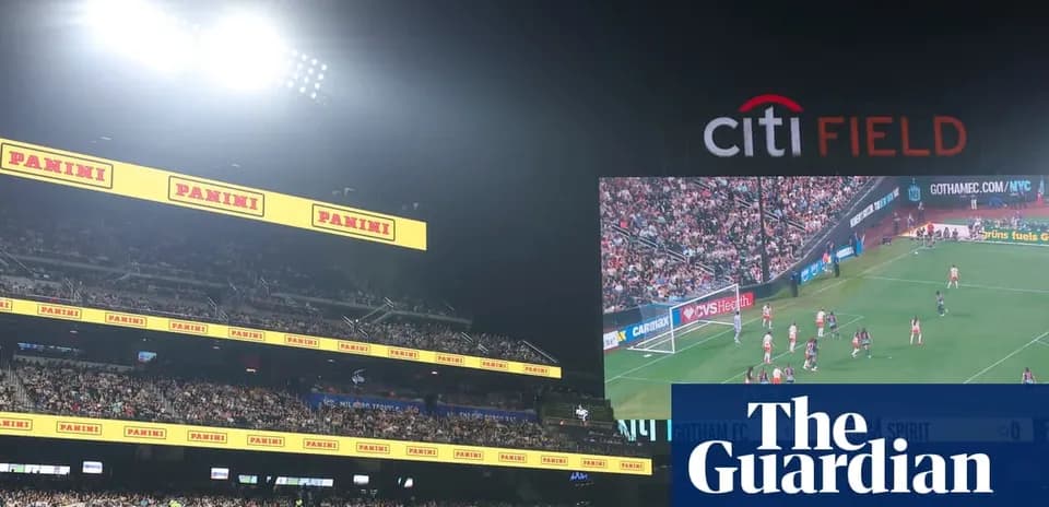 Матч между Gotham FC и Spirit на стадионе Citi Field