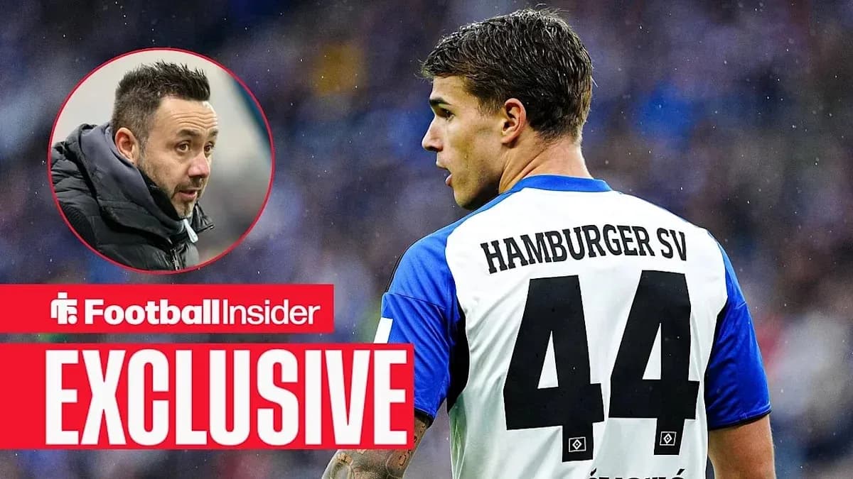 Игрок Hamburger SV с номером 44 на поле