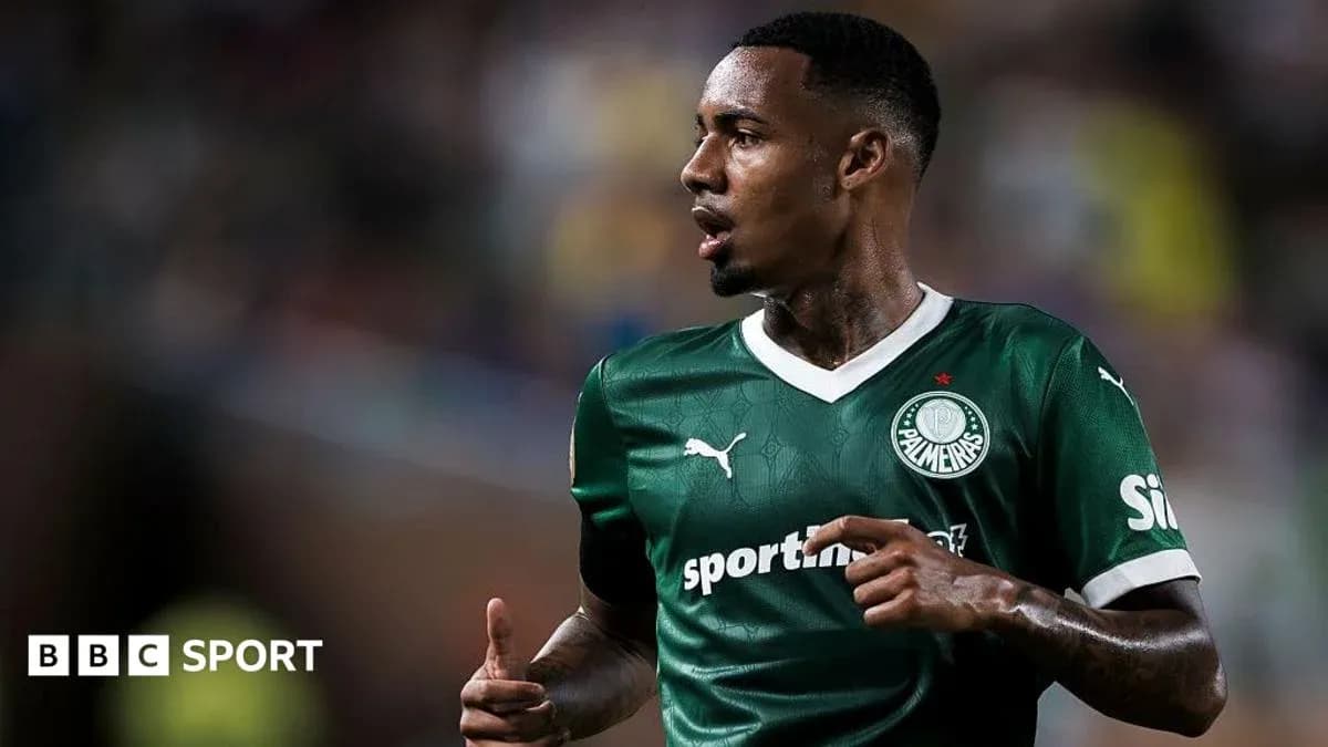 Игрок Palmeiras на поле во время матча