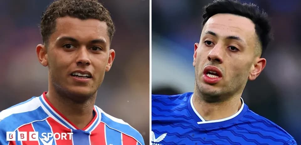 Два футболиста в командах Crystal Palace и Everton