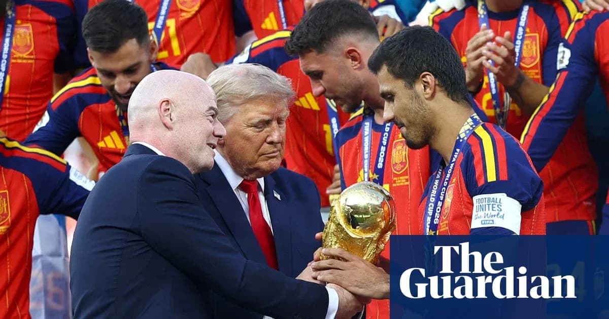 Церемония награждения с Кубком мира в футболе