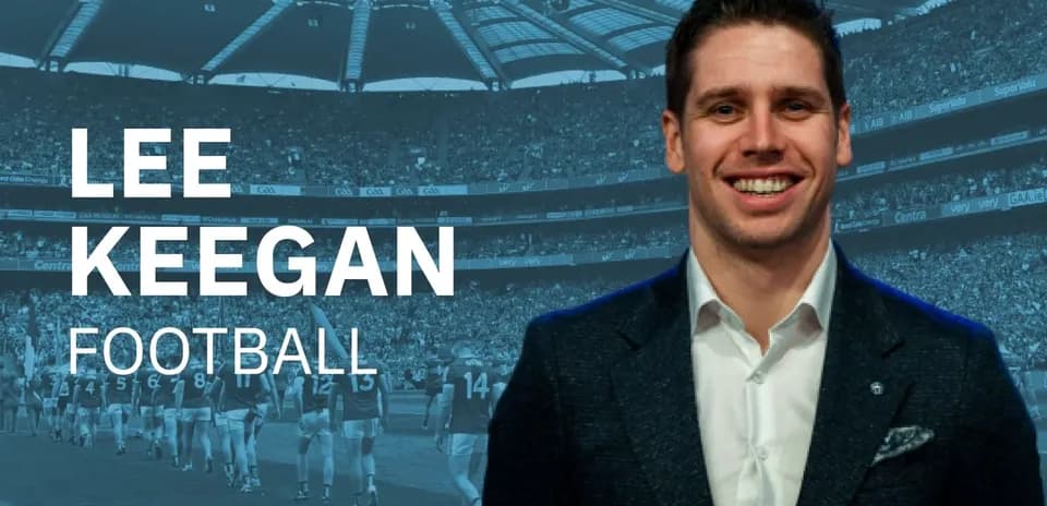 Lee Keegan posing in front of stadium crowd Lee Keegan posing in front of stadium crowd