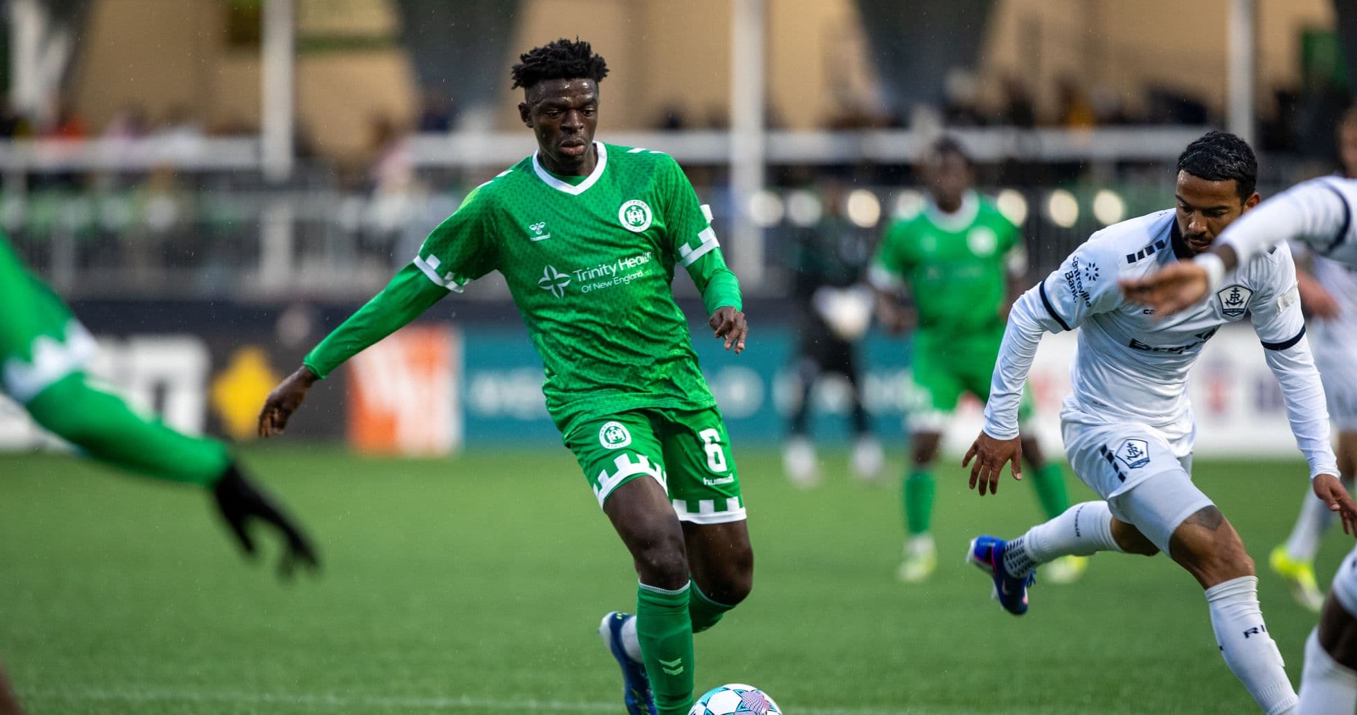 Игроки NY Cosmos и Hartford Athletic в матче Игроки NY Cosmos и Hartford Athletic в матче