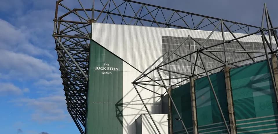 Структура трибуны Jock Stein на стадионе Структура трибуны Jock Stein на стадионе