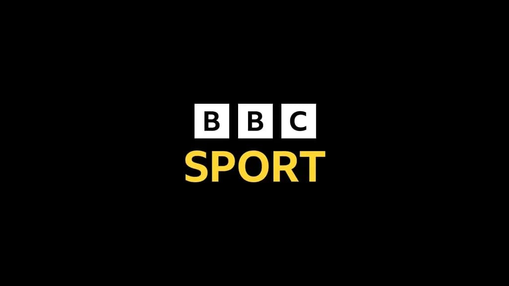 Логотип BBC Sport на черном фоне Логотип BBC Sport на черном фоне