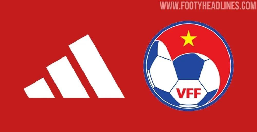 Логотип Adidas и логотип футбольной ассоциации VFF Логотип Adidas и логотип футбольной ассоциации VFF